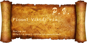 Pissel Viktória névjegykártya